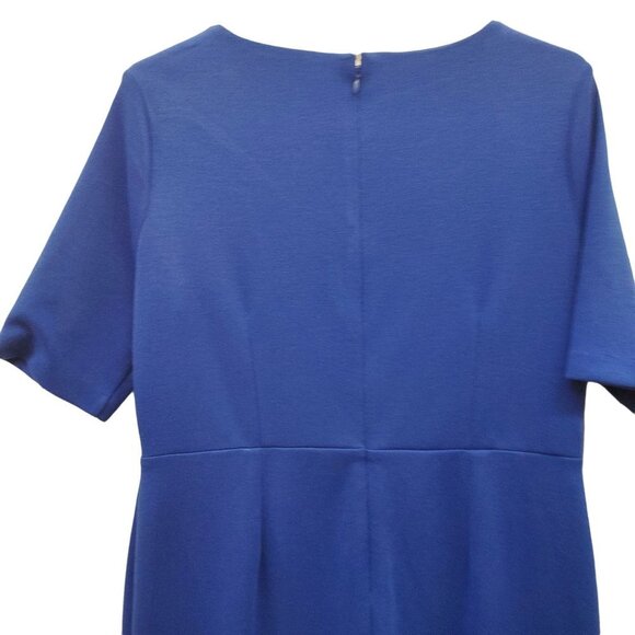 Minuet Short Sleeve Jewel Neck Dress - Picture 9 of 11